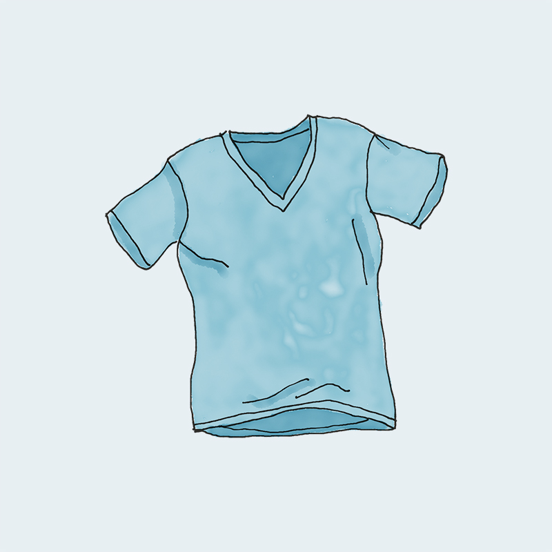 V-Neck T-Shirt - Green V-Neck T-Shirt - Green