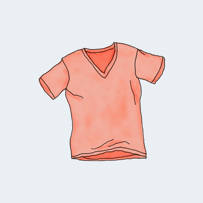 V-Neck T-Shirt - Green V-Neck T-Shirt - Green
